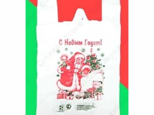 Пакеты майка Новогодний