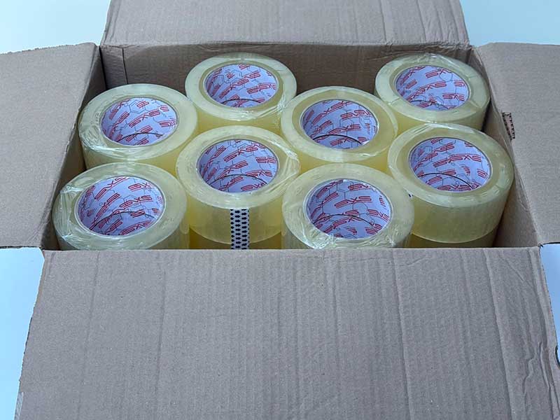 Скотч 48*150м (48рул) прозрачный, белая втулка